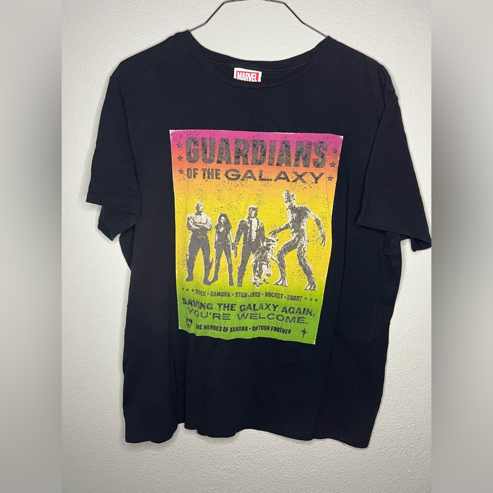 Marvel Guardians of the Galaxy Black T-Shirt